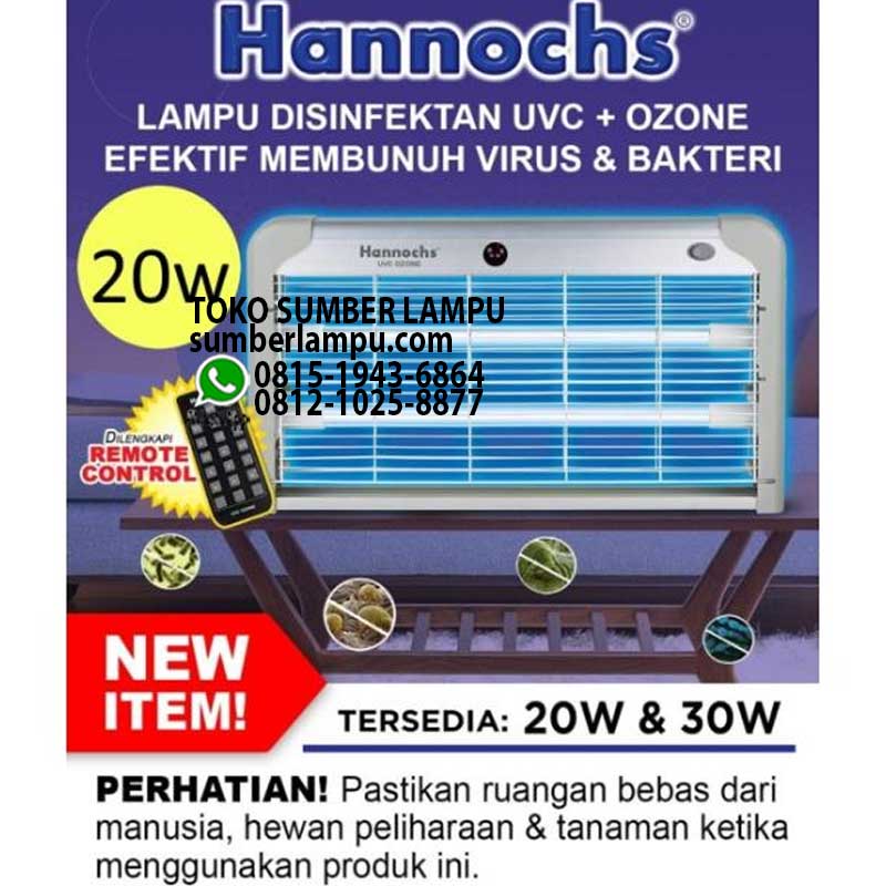 lampu uvc hannochs 20w 30w 2 sumber lampu