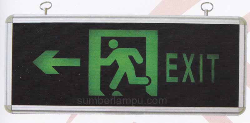 Lampu Emergency EXIT Orang Lari