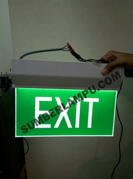 lampu darurat tanda exit