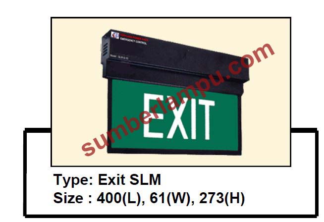 Lampu Emergency EXIT TOP FLASH Inbow Outbow Box & Mata Kucing