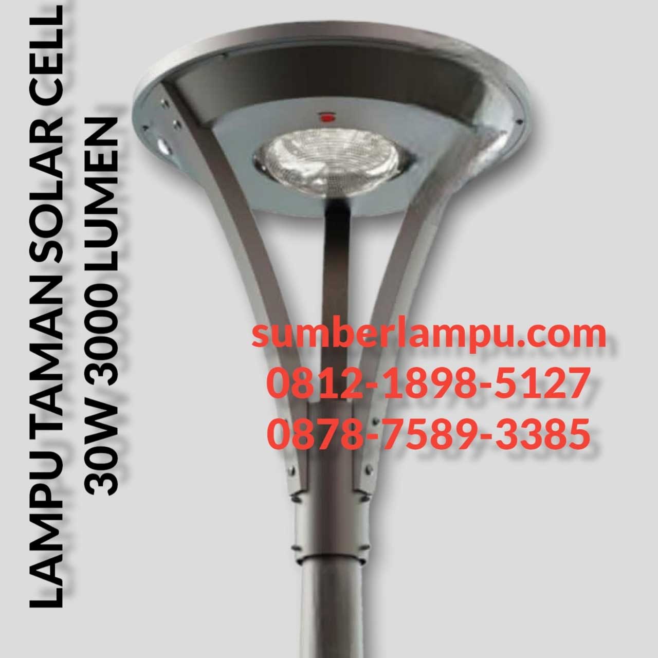 lampu bollard solar cell