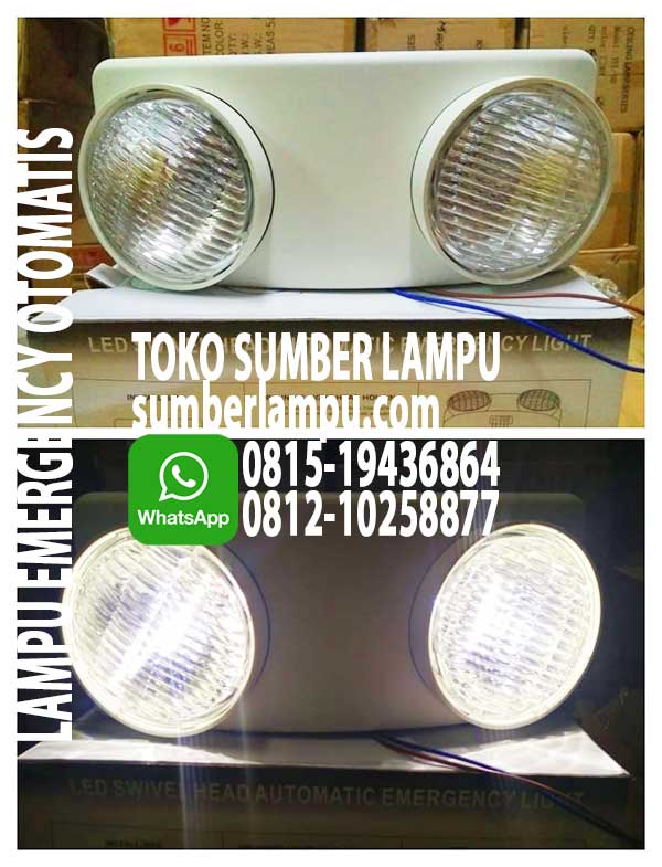 lampu emergency darurat 2x5w