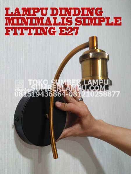 lampu dinding minimalis simple