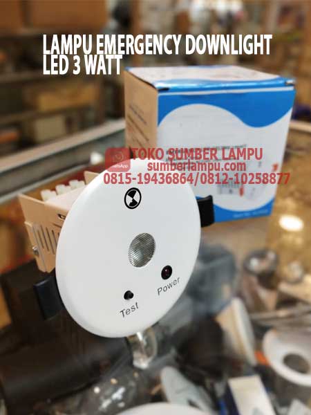 lampu emergency downlight led