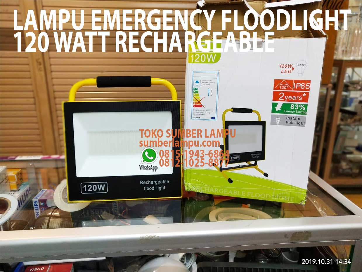 lampu emergency floodlight 120w