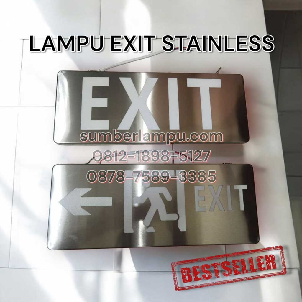 lampu emergency stainless