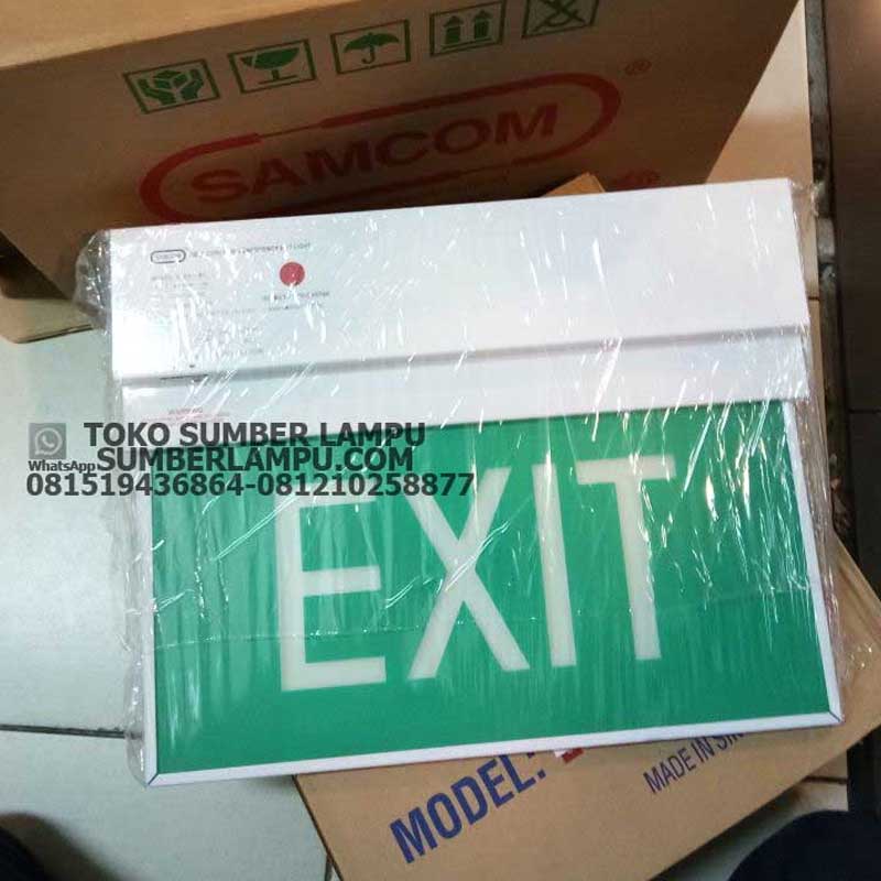 lampu exit samcom sled-x1