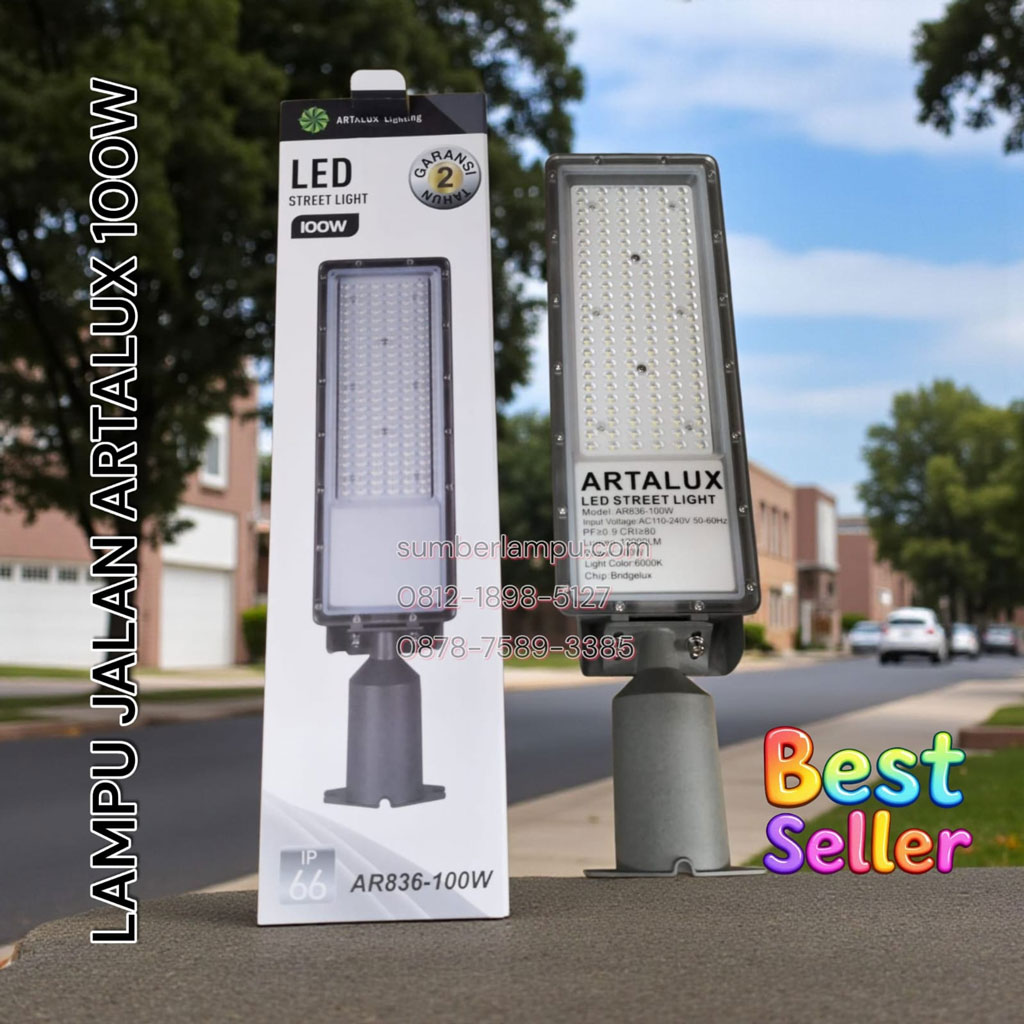 lampu jalan artalux 100w
