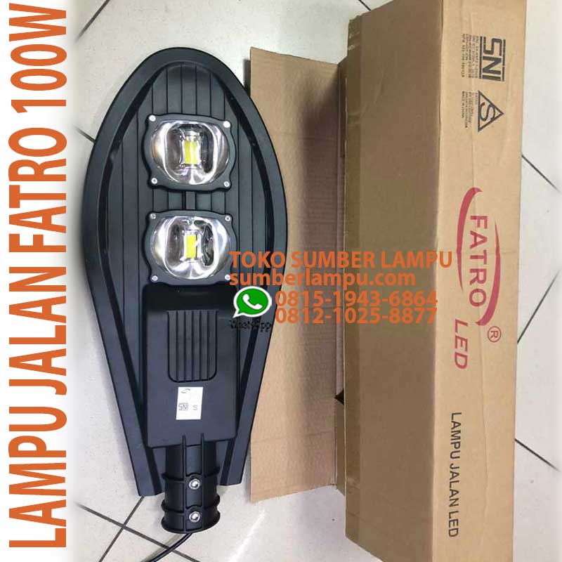 lampu jalan fatro 100w