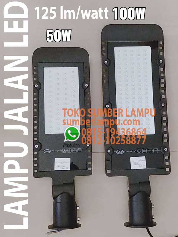 lampu jalan led 100w