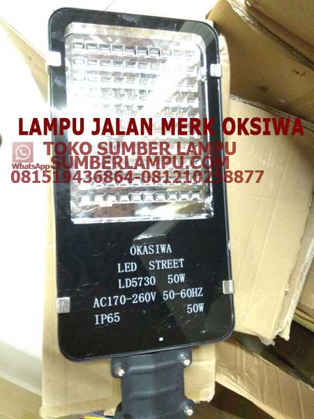 lampu jalan merk okasiwa
