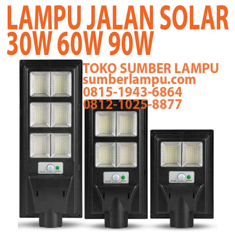 lampu jalan solar 90w
