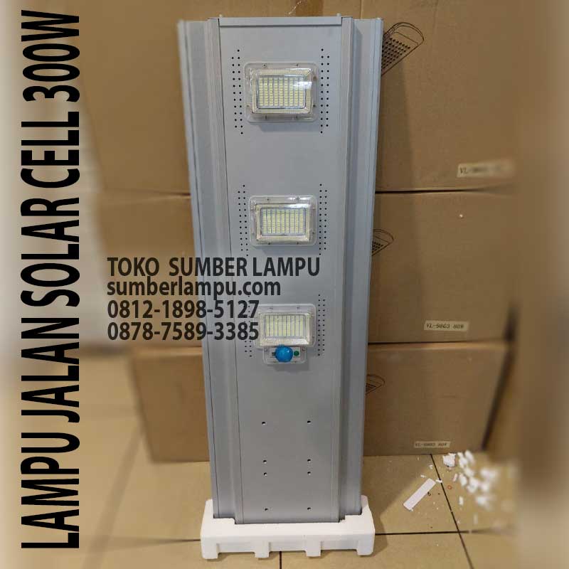 lampu jalan solar cell 300w