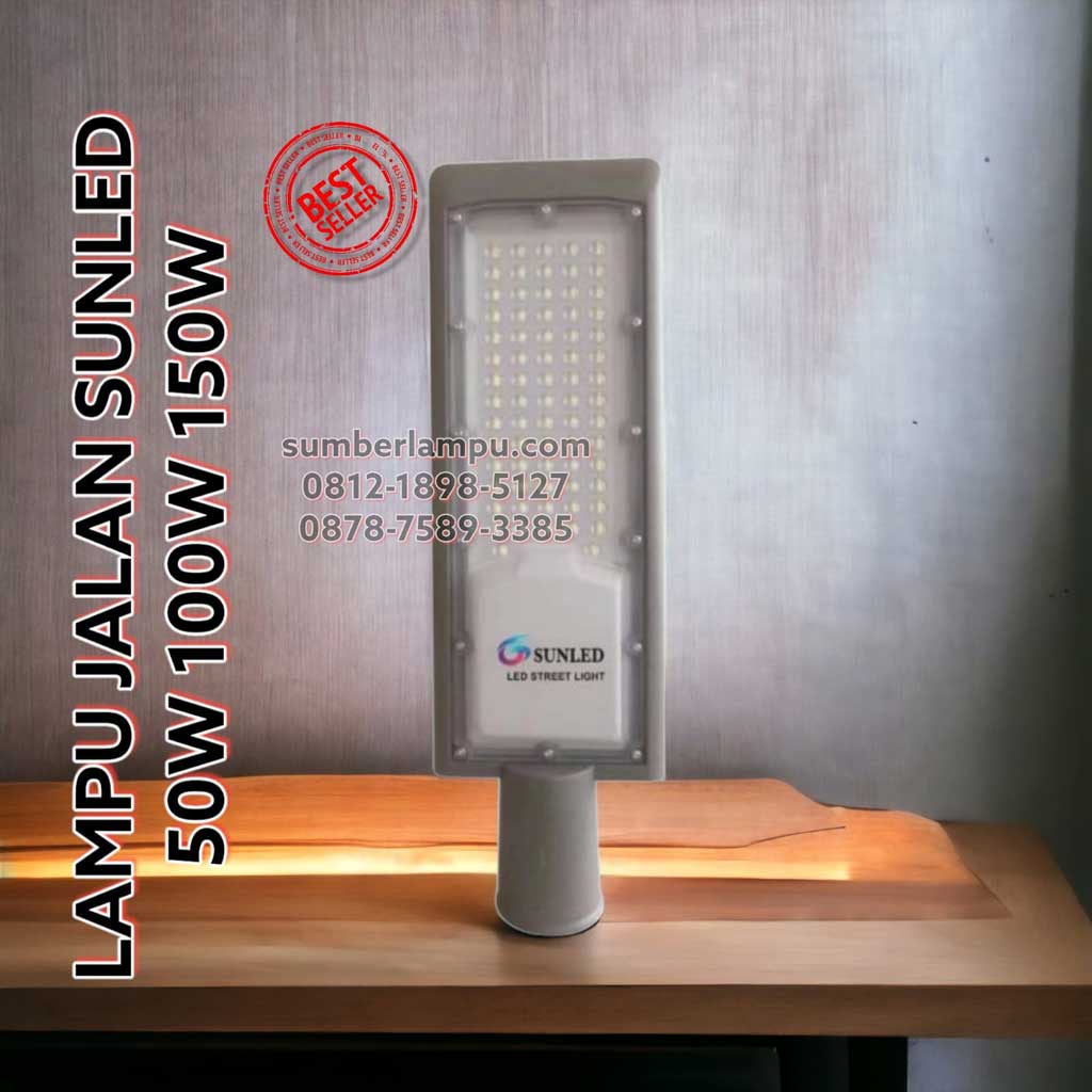 lampu jalan sunled 100w