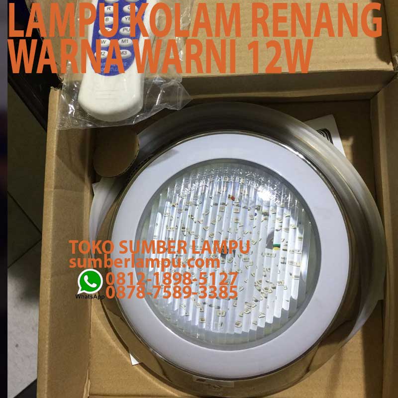 lampu kolam warna warni