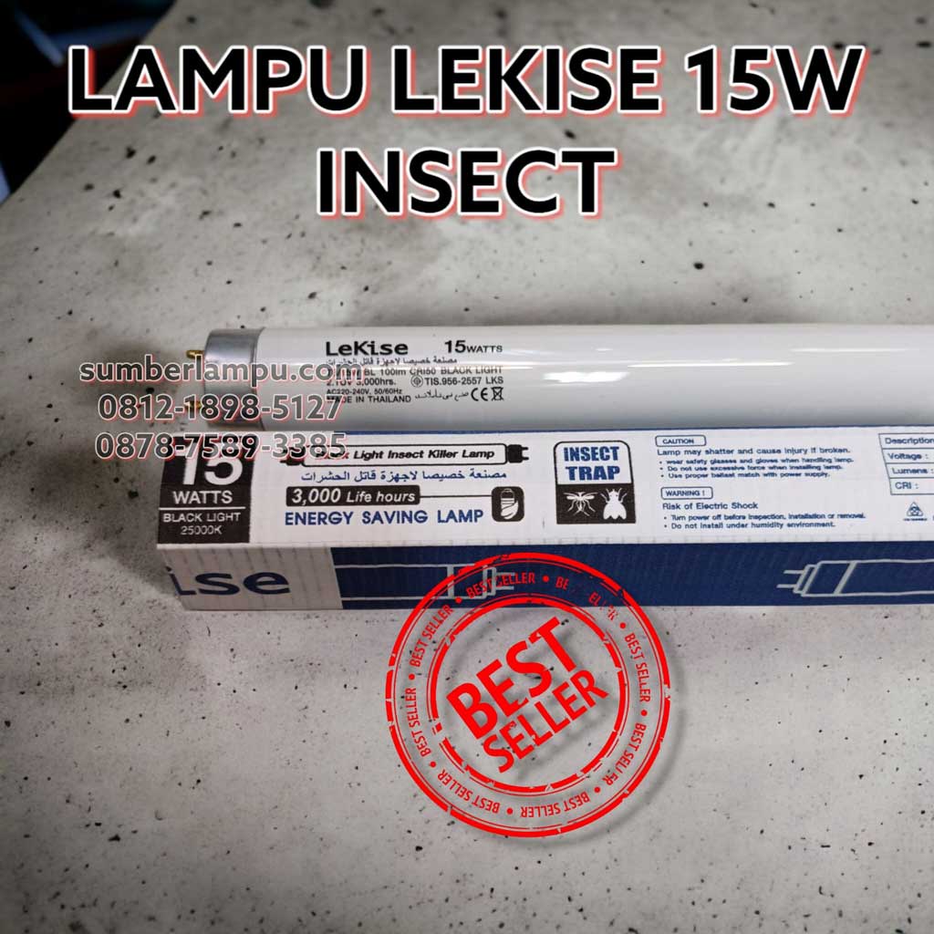 lampu lekise 15w t8