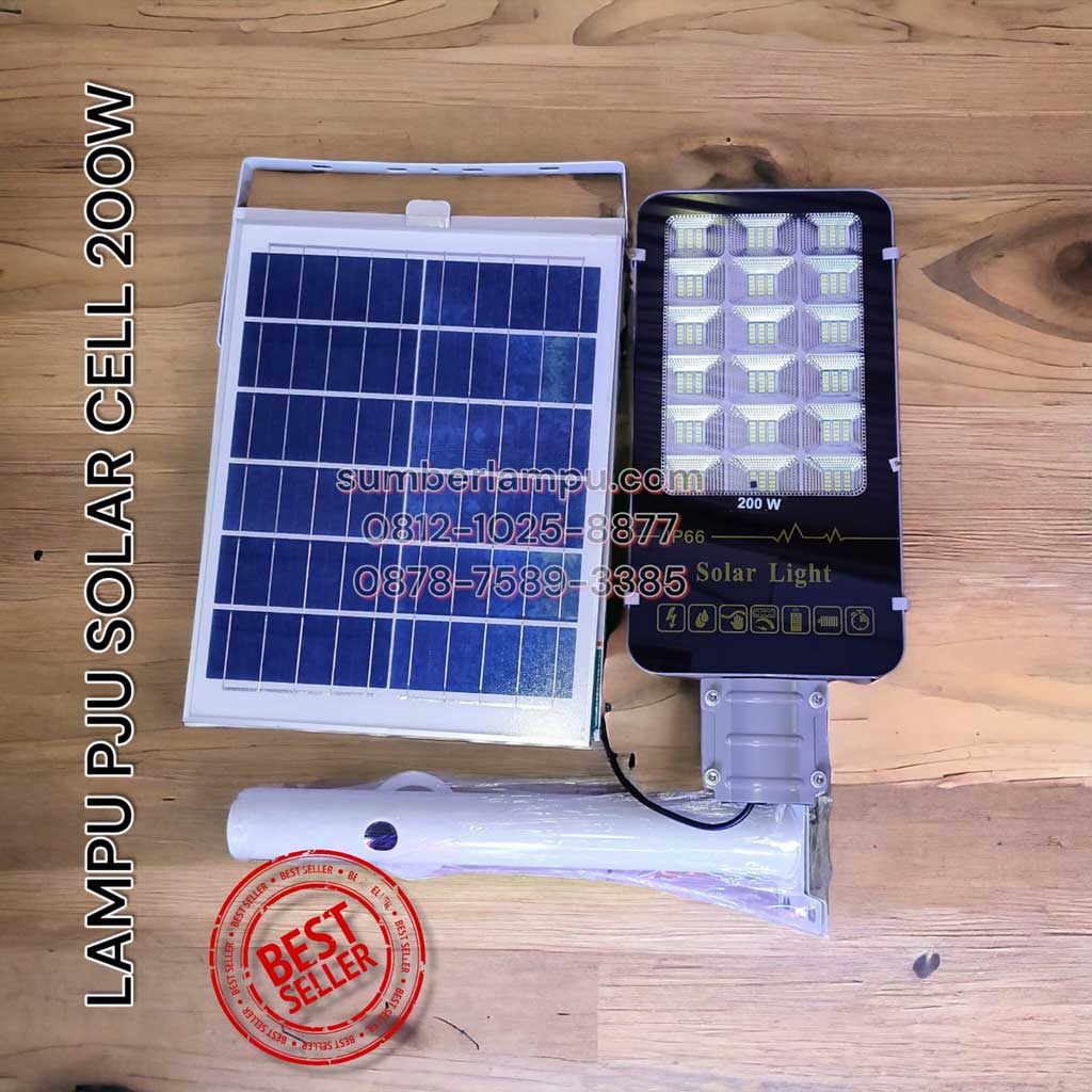 lampu pju solar 200w