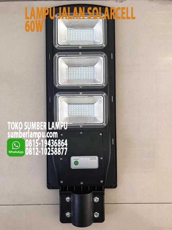 lampu jalan surya 60w