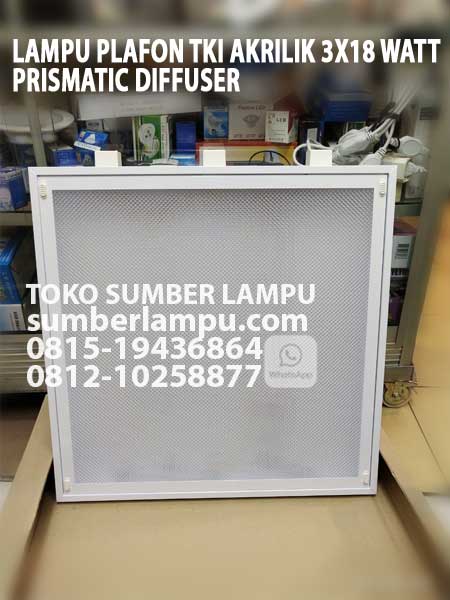 lampu plafon tki akrilik