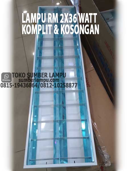 lampu rm 2x36 watt