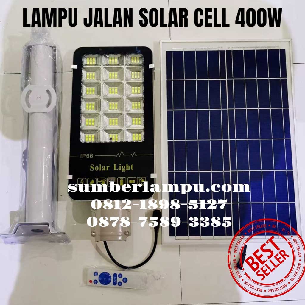 lampu solar cell 400w