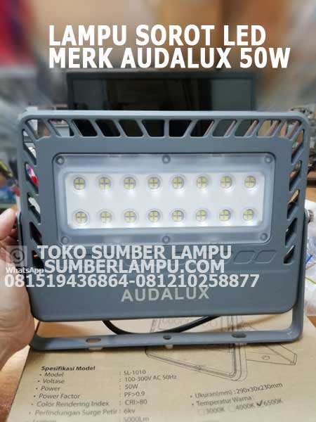 lampu sorot led merk audalux 50 watt