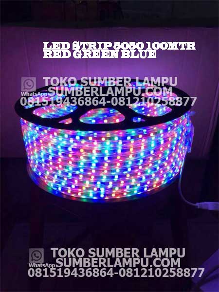 lampu led strip 5050 rgb 100 meter
