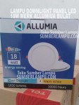 Lampu Downlight Panel LED merk Allumia 18 watt