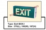 Lampu Emergency EXIT TOP FLASH Inbow Outbow Box & Mata Kucing
