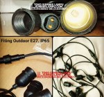 Fitting E27 untuk Lampu Gantung Outdoor