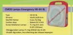 Lampu Emergency CMOS HK-6V 8LED