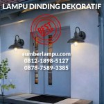 lampu dinding dekorasai edison