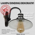 lampu dinding dekorasai edison