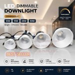 Lampu Downlight Dapat DIMMER 10w 15w 20w 30w