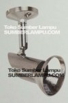 Lampu Etalase Toko 3cm Body Silver Satin
