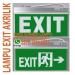 lampu exit akrilik