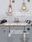 lampu gantung kitchen set