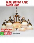 Lampu Gantung Klasik Cabang 6xE27