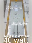 Lampu Jalan Solar Cell Panel 30w 40w 60w