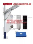 Lampu Jalan Solar Panel LED 40w Epistar