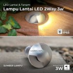 lampu lantai ip65 3w warm white