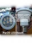 lampu led par20 8 watt