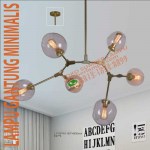 Lampu Minimalis Edison 6 LED L115*W115*H80 CM