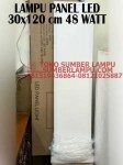 lampu panel 30x120 cm