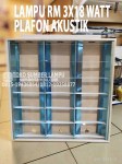 Lampu RM 3x18 watt Plafon Akustik