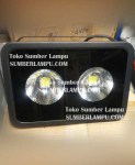 Lampu Sorot LED 100watt 2 Mata Chip