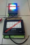 Lampu Sorot LED RGB Remote 10watt ~ 50watt