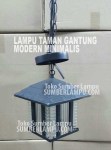 Lampu Taman Gantung Modern Minimalis