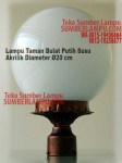 lampu taman bulat akrilik