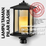 lampu taman pilar klasik
